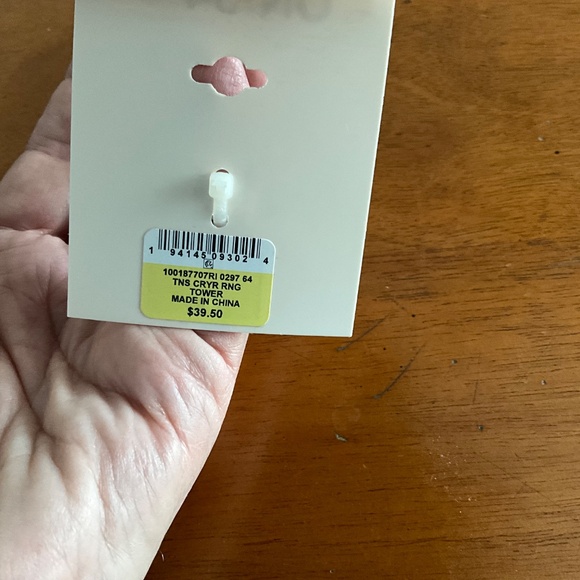 ON 34th Silver and Blue Women's Ring - Picture 3 of 4